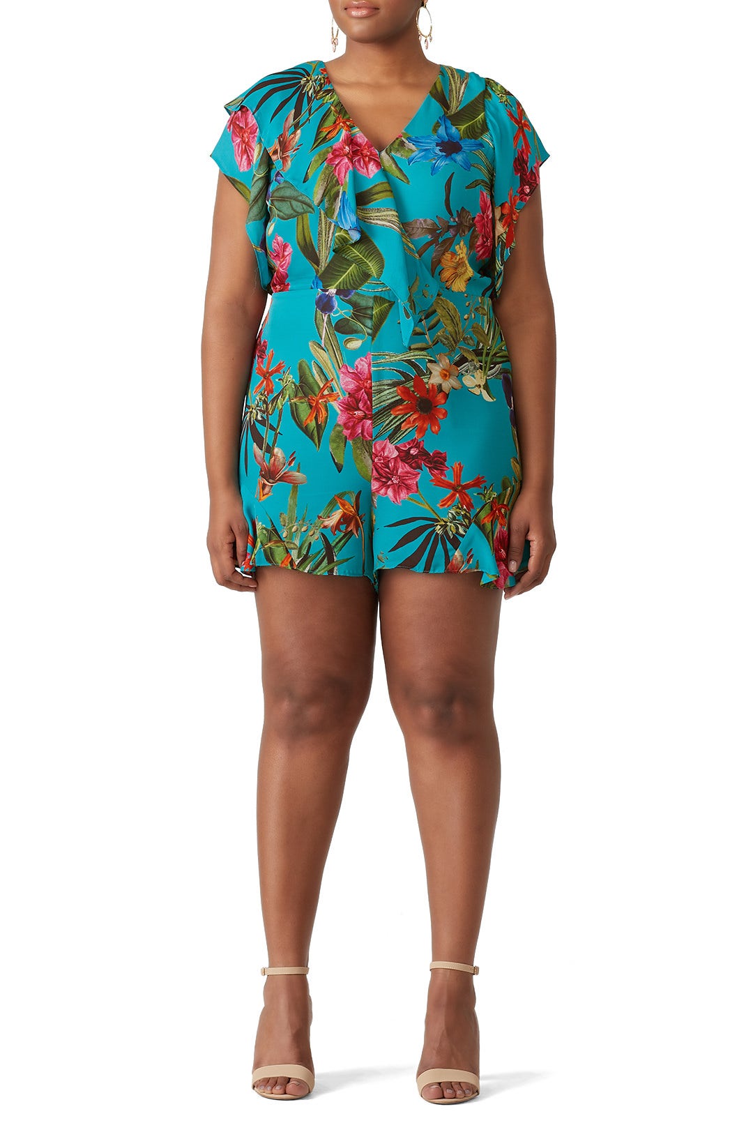 Blue Floral Bradley Romper by Parker 3