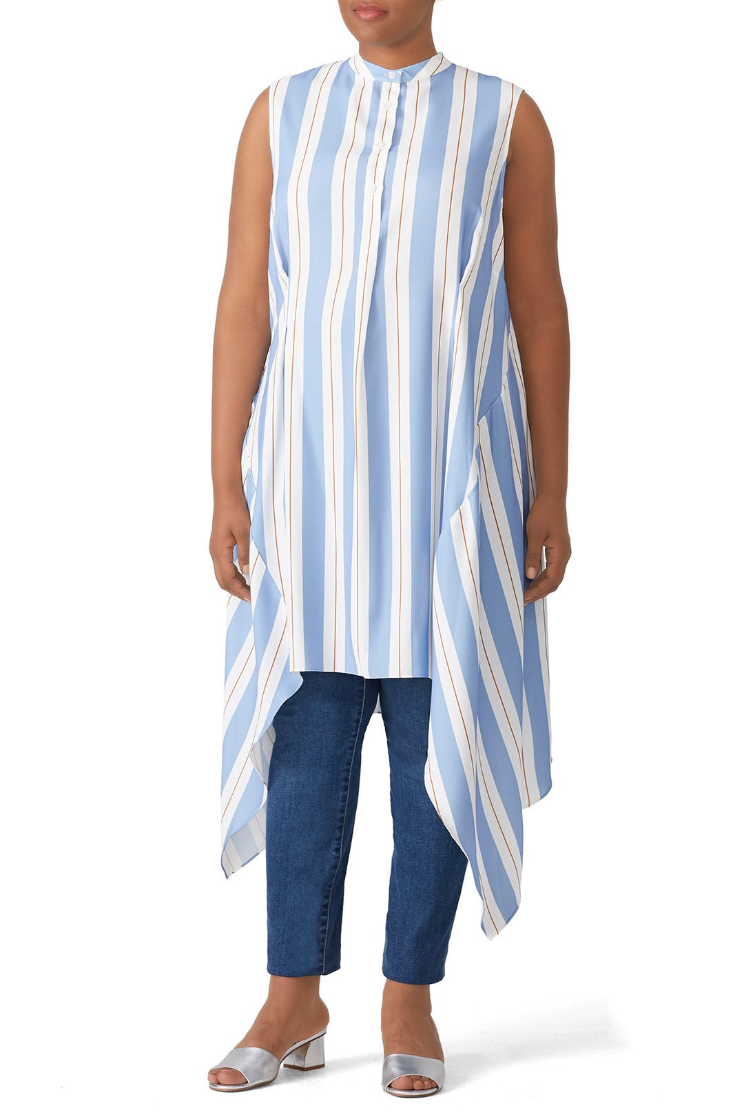 Blue Striped Tunic by Tome 4
