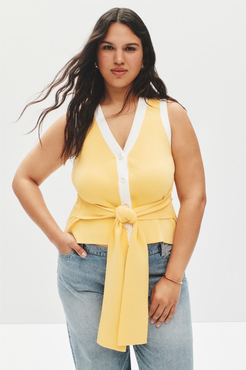 Knit Sleeveless Tie Waist Top by TOCCIN X RTR - Photo 5