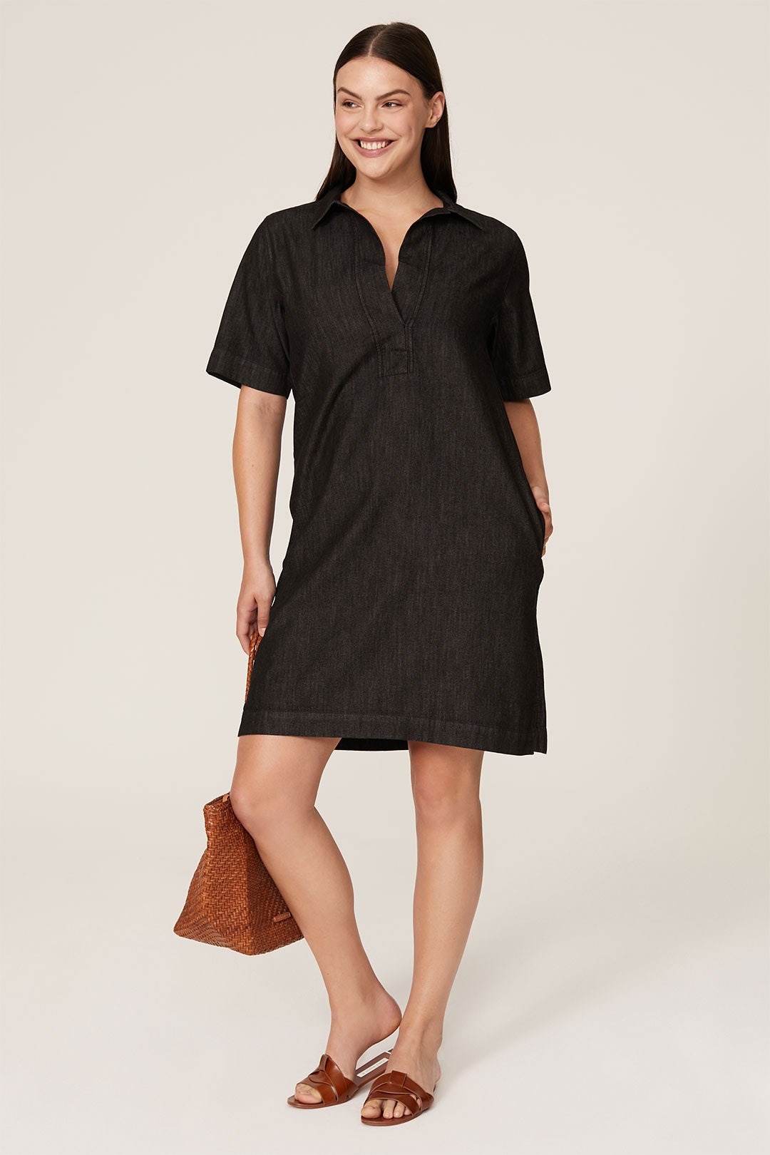 Black Denim Dress by Lauren Ralph Lauren 5