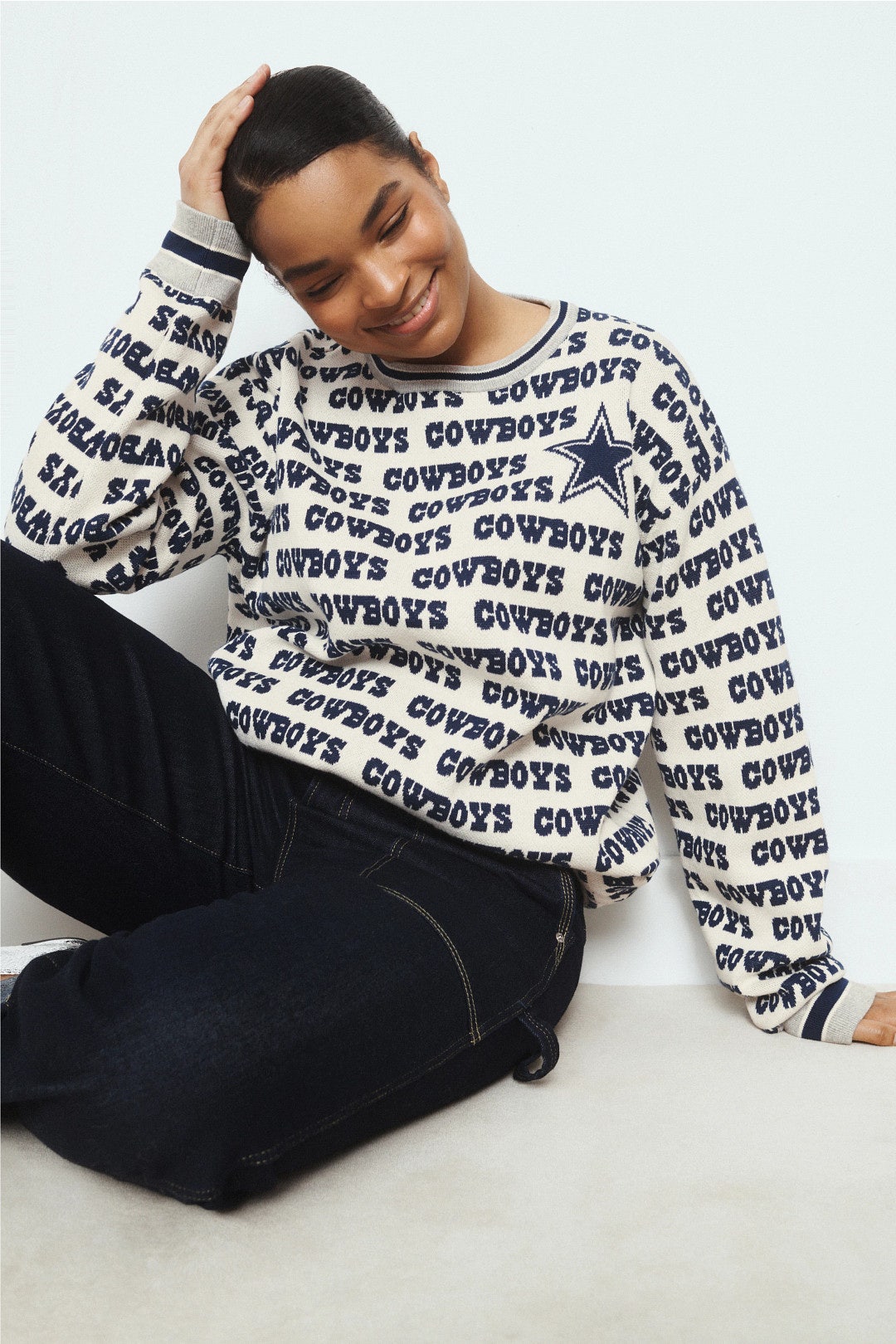 Dallas Cowboys Logo Sweater by Terez 5