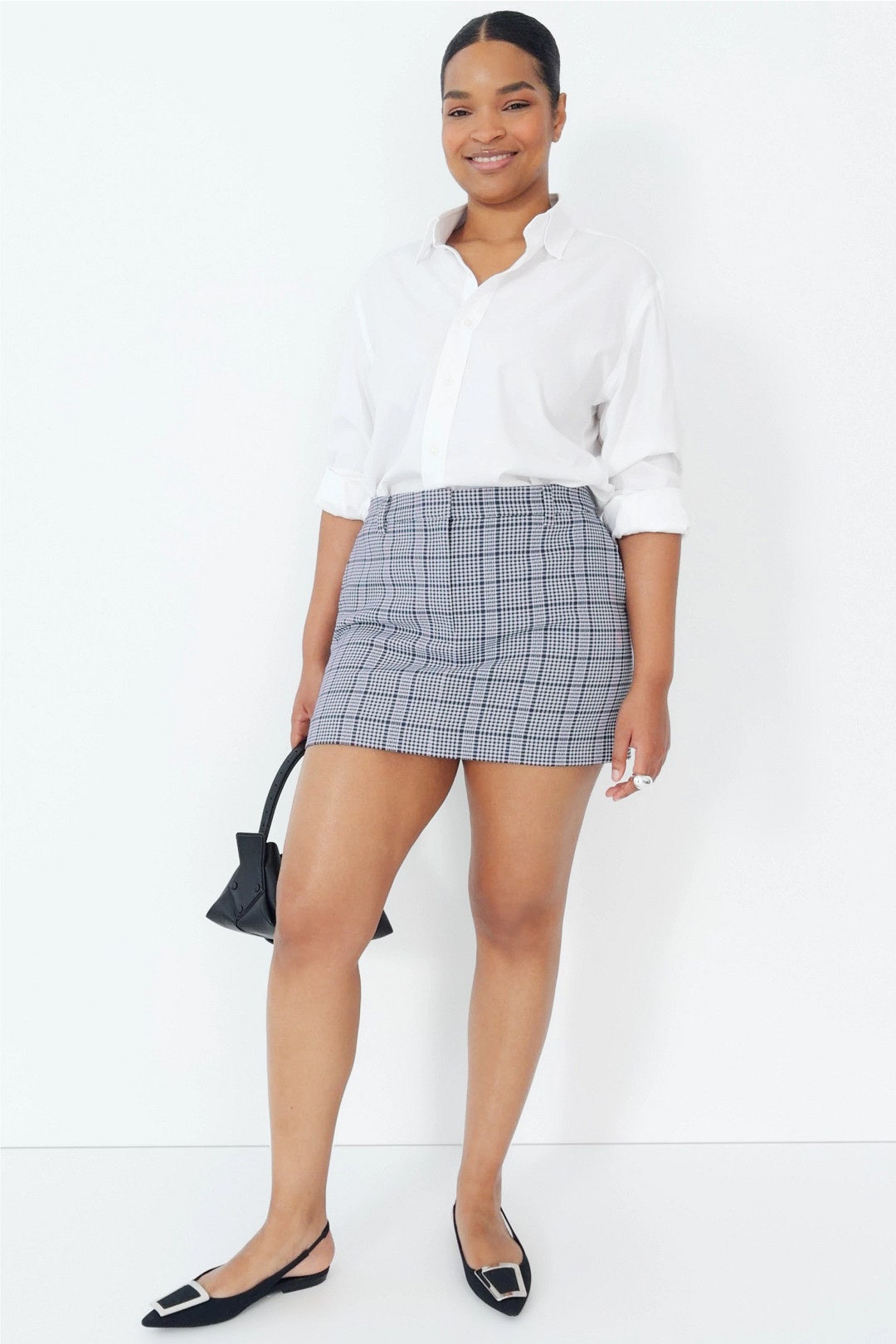 Plaid Trouser Skirt by MICHAEL KORS 4