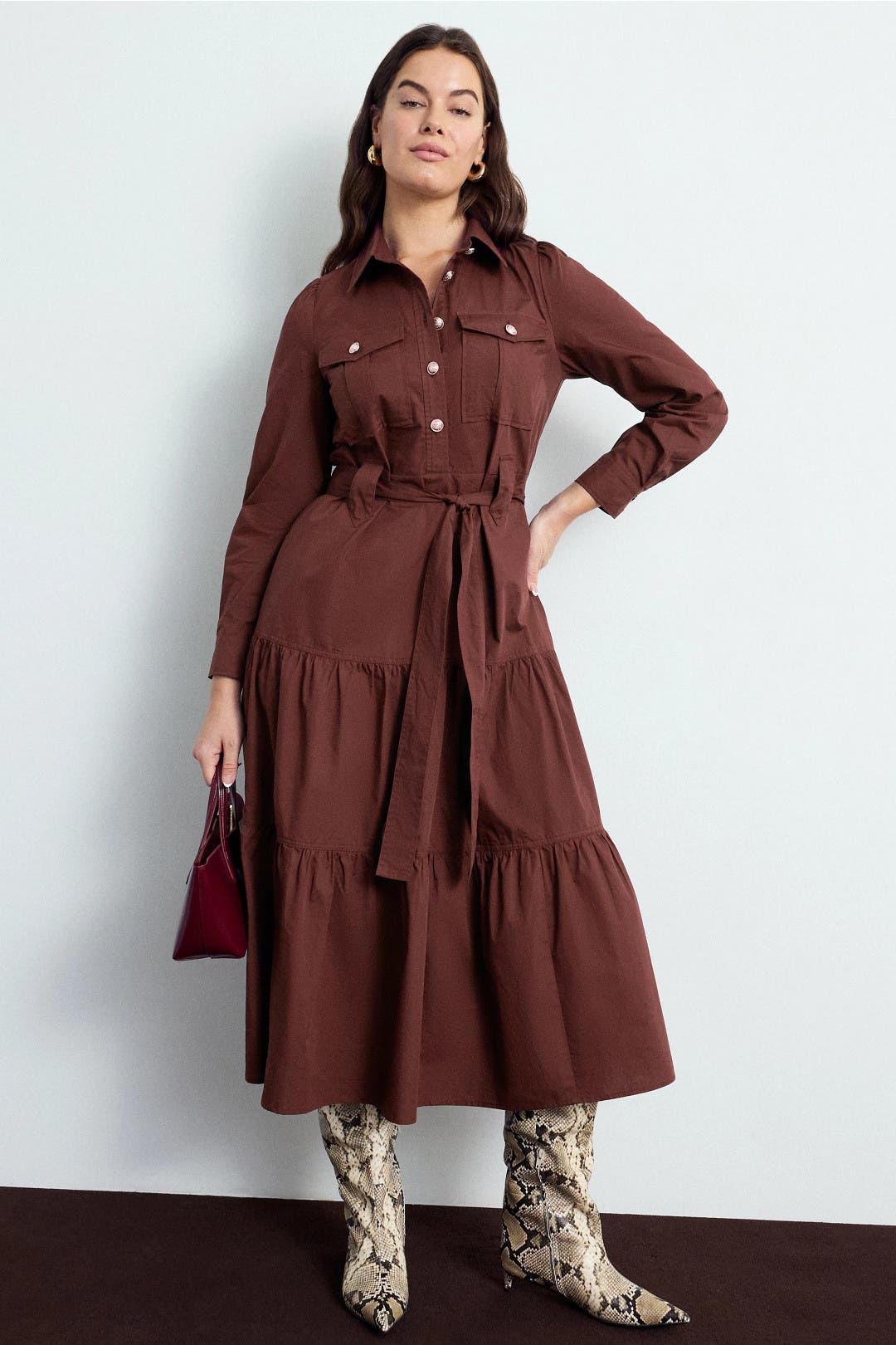 Tie Waist Shirt Dress by Derek Lam 10 Crosby x RTR | Rent the Runway