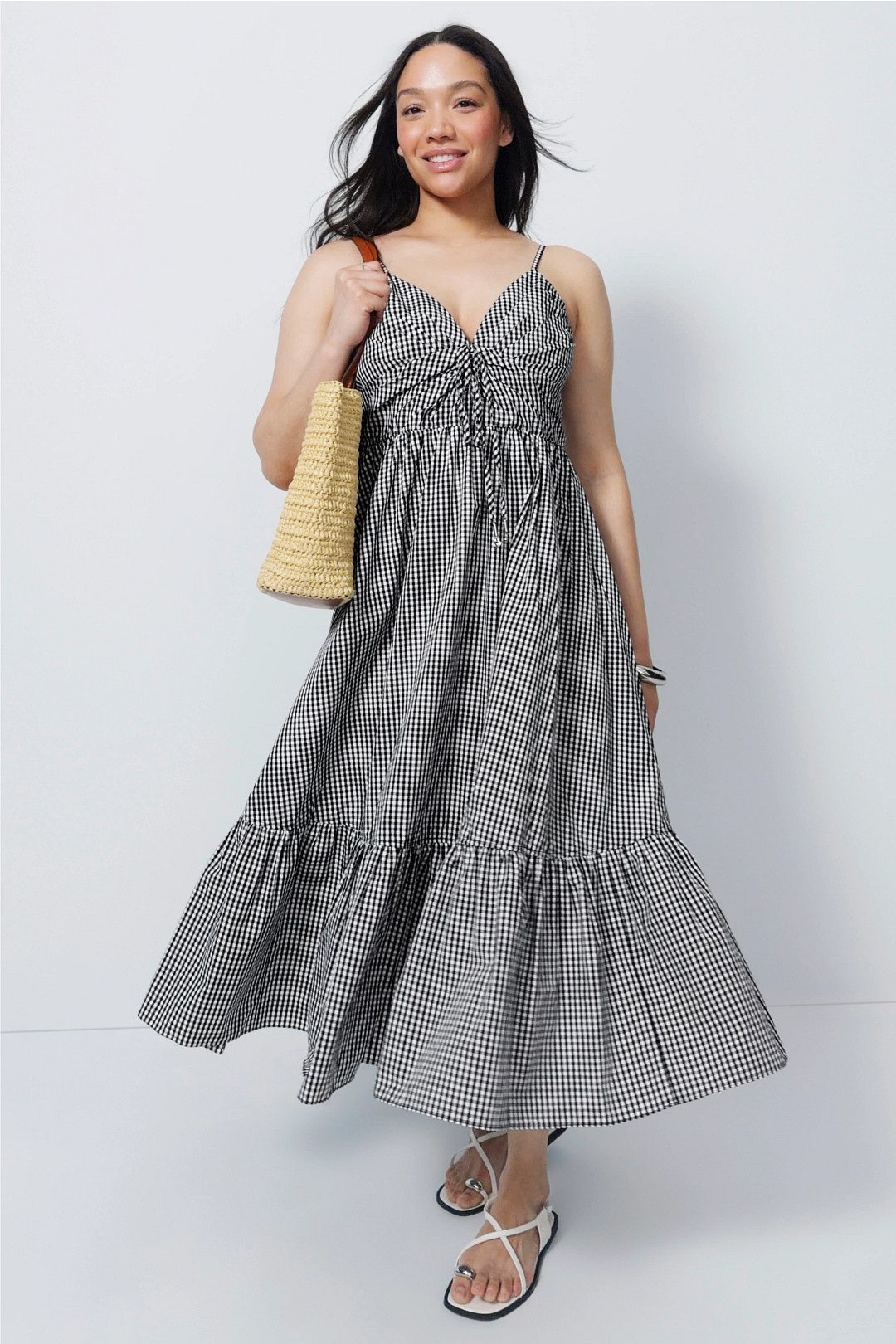 Gingham Midi Dress by MICHAEL KORS 4