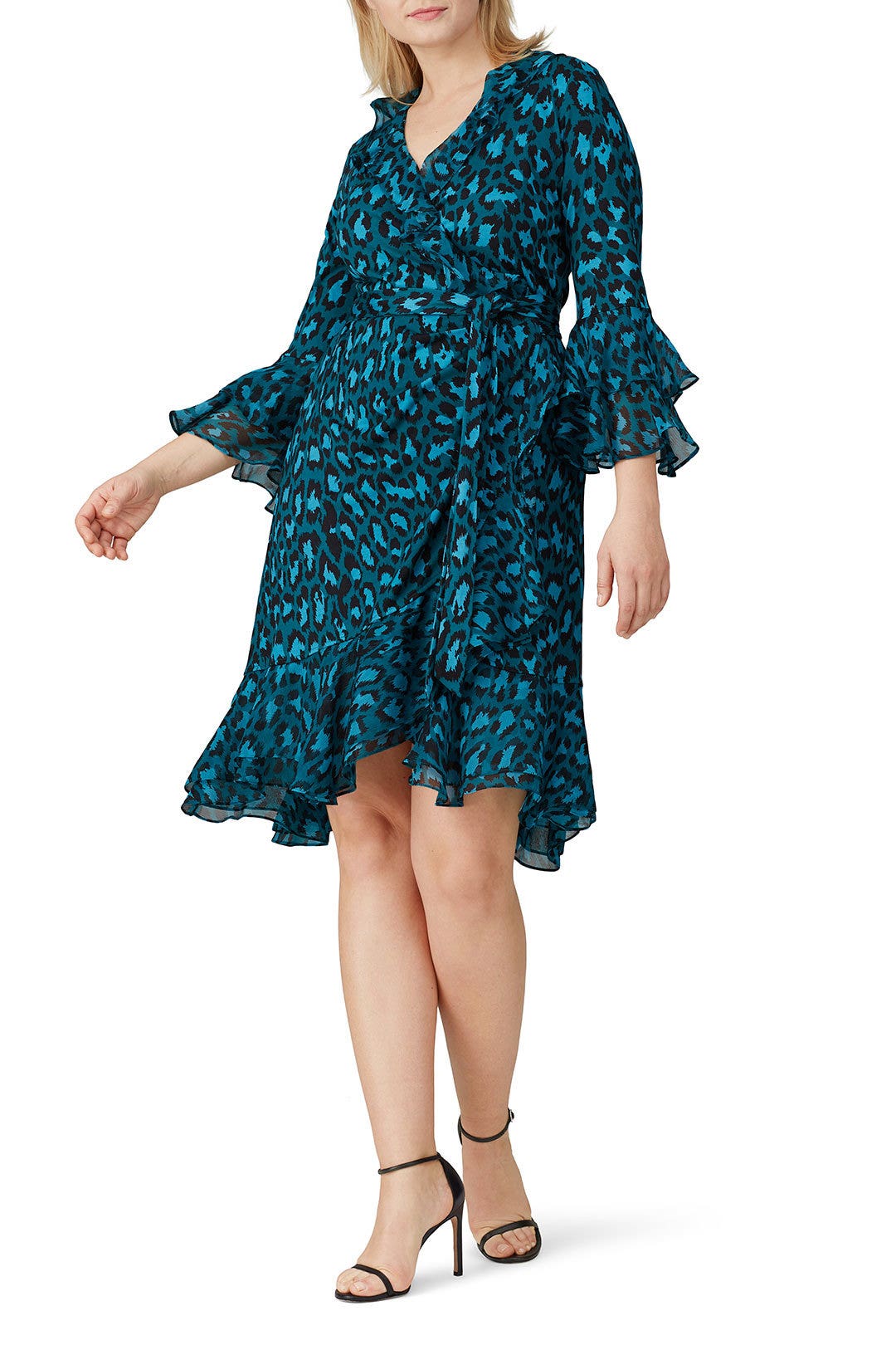 Carli Ruffled Wrap Dress by Diane von Furstenberg 4