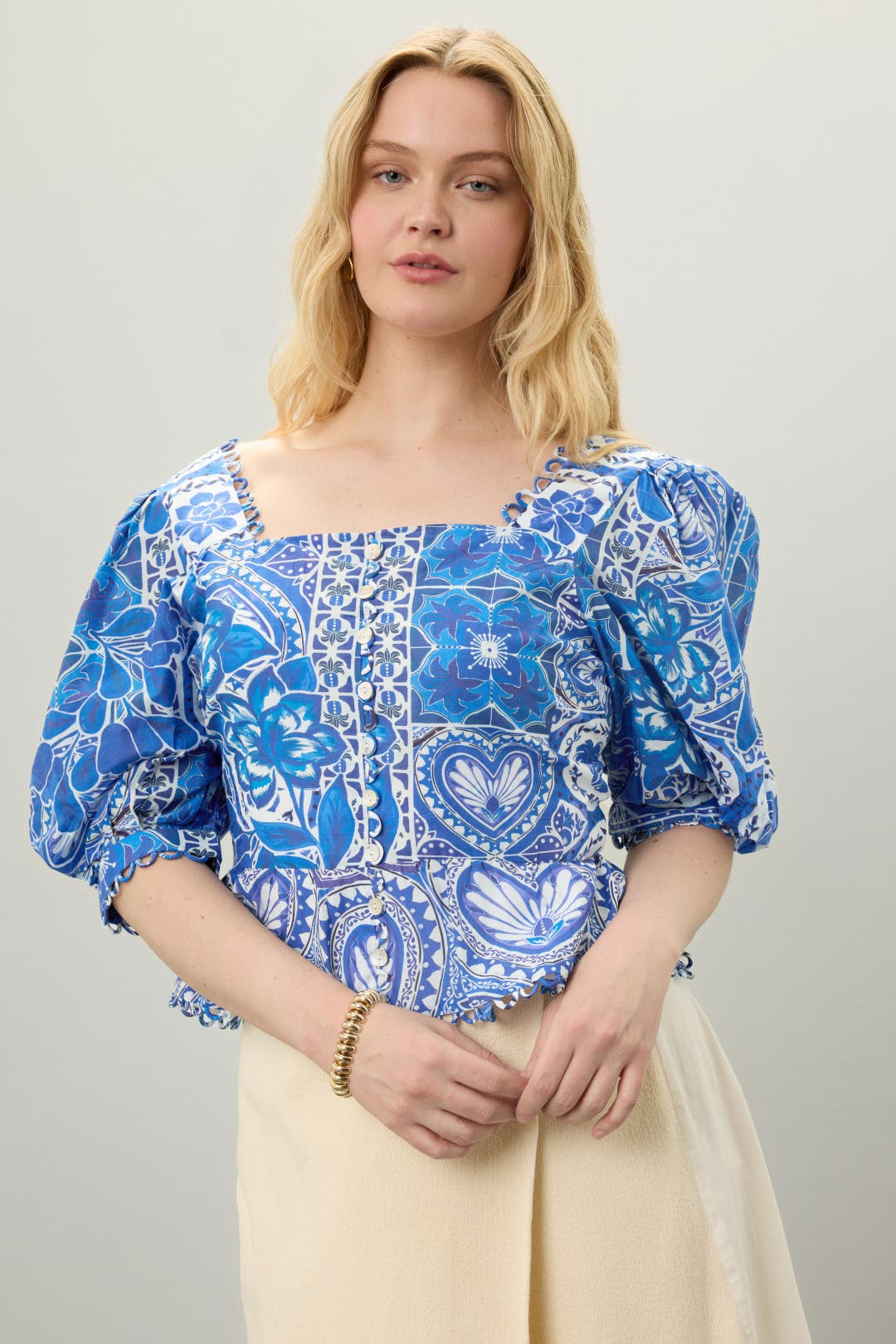 【EN NEUME】Bustier Design Blouse EN NEUME】Bustier Design Blouse