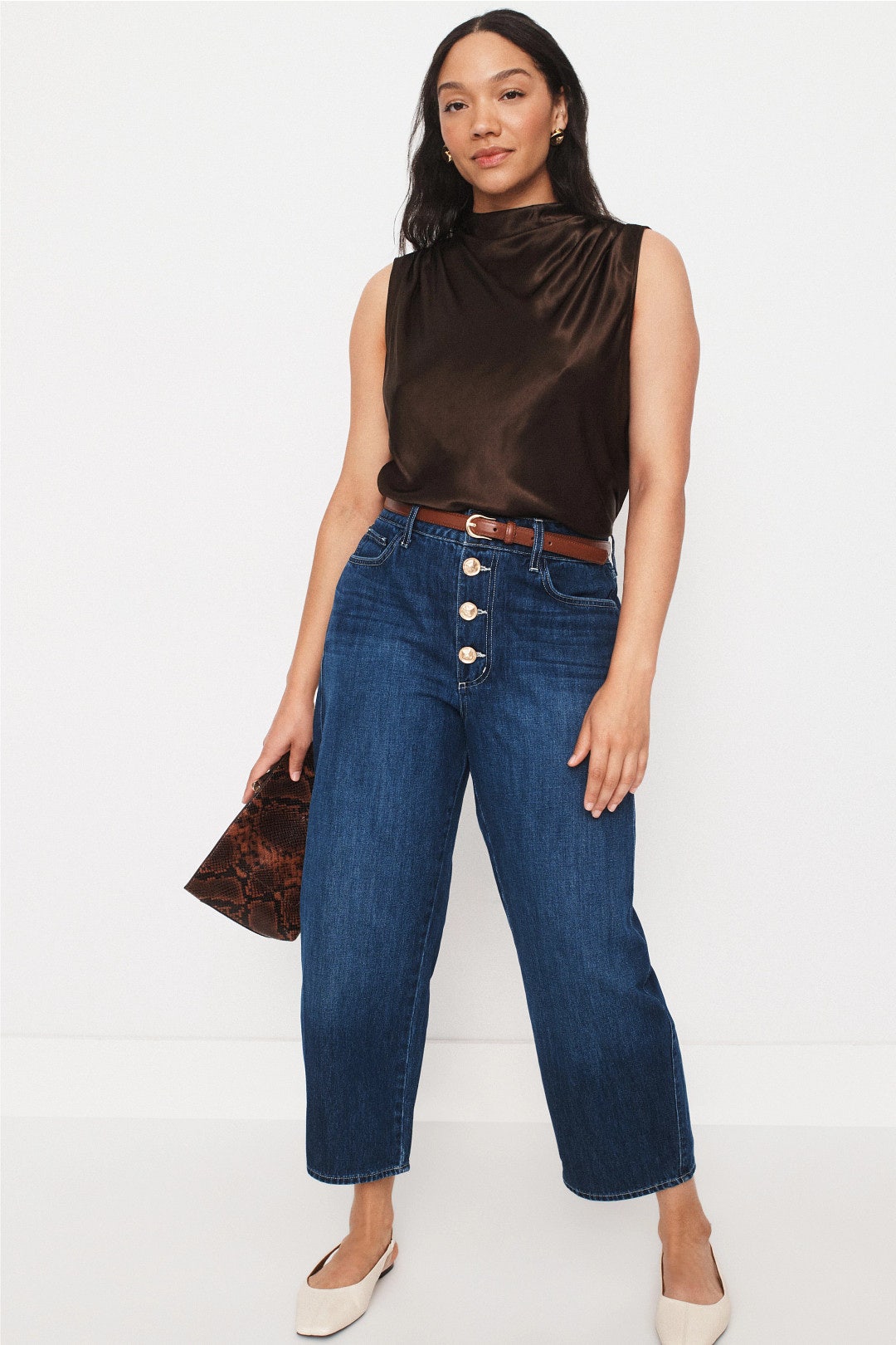 Liora Wide Leg Jeans by L'agence 5