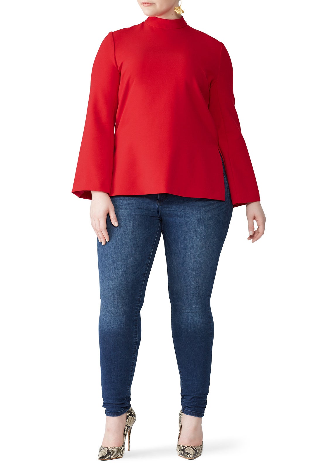 Red Hostess Top by Trina Turk 4