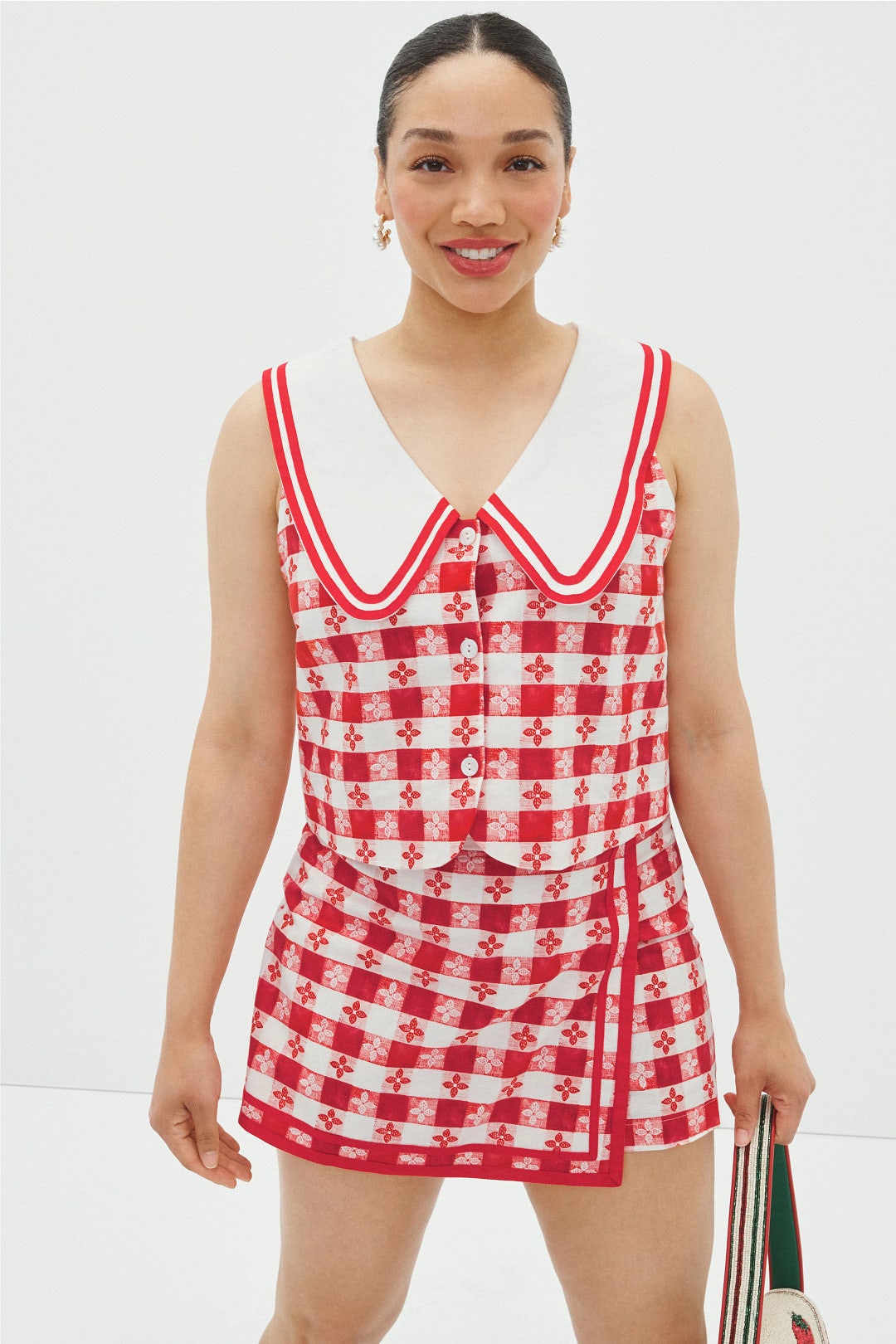 Tablecloth Print Georgia Top by Rachel Antonoff 4