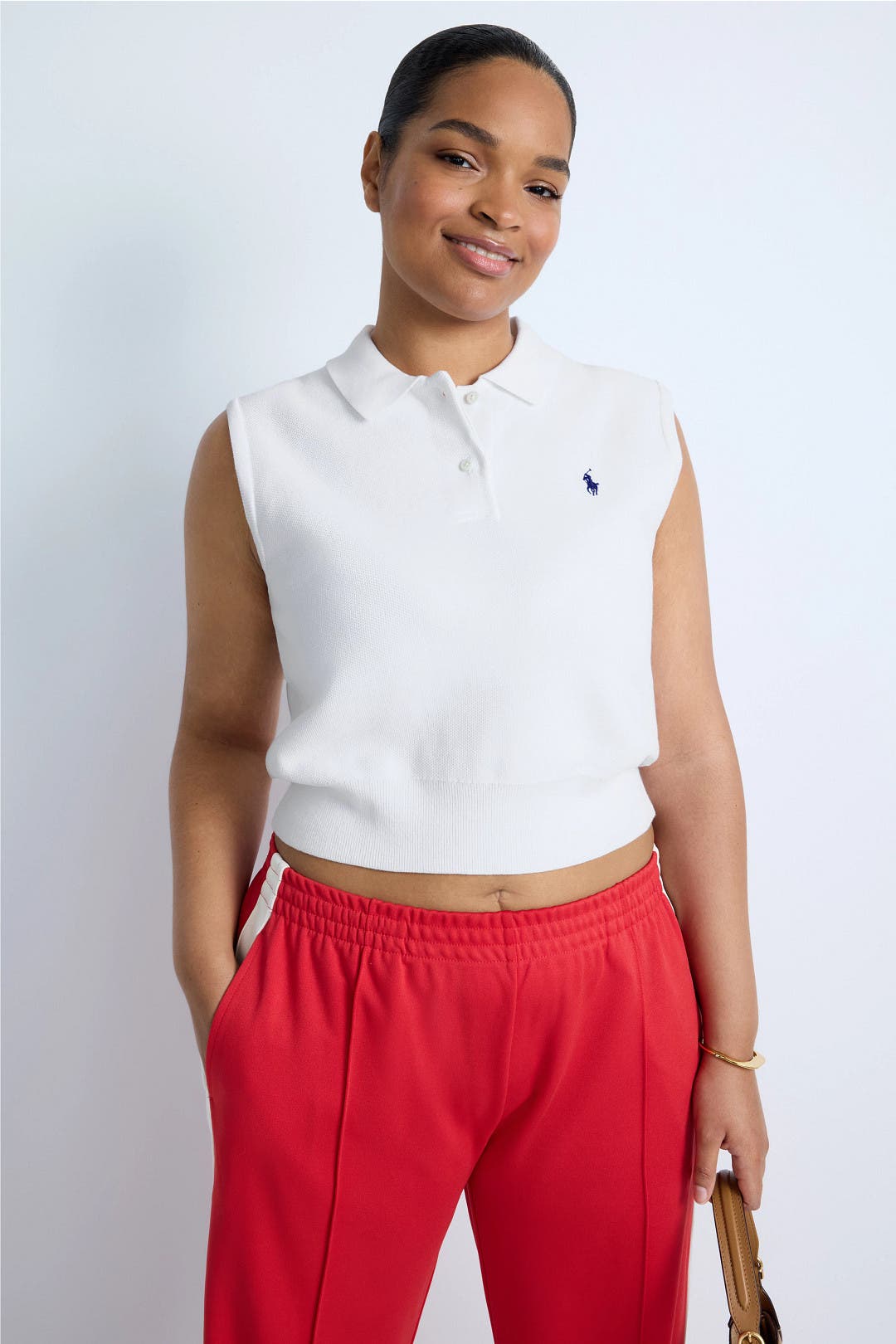RLX Mock Neck Tennis Sweater by Polo Ralph Lauren | Rent the Runway