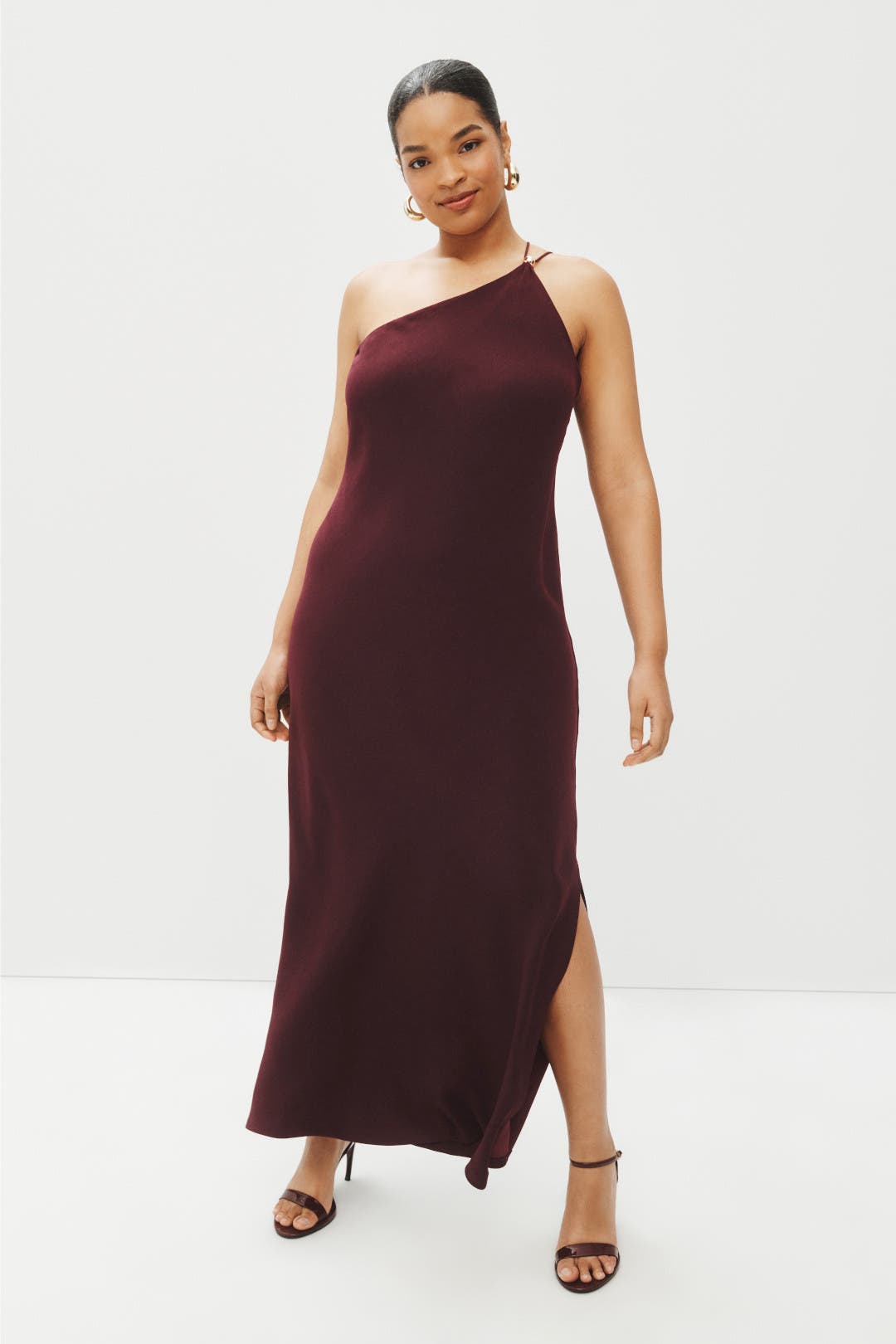One Shoulder Jewel Sphere Dress by VINCE. | Rent the Runway