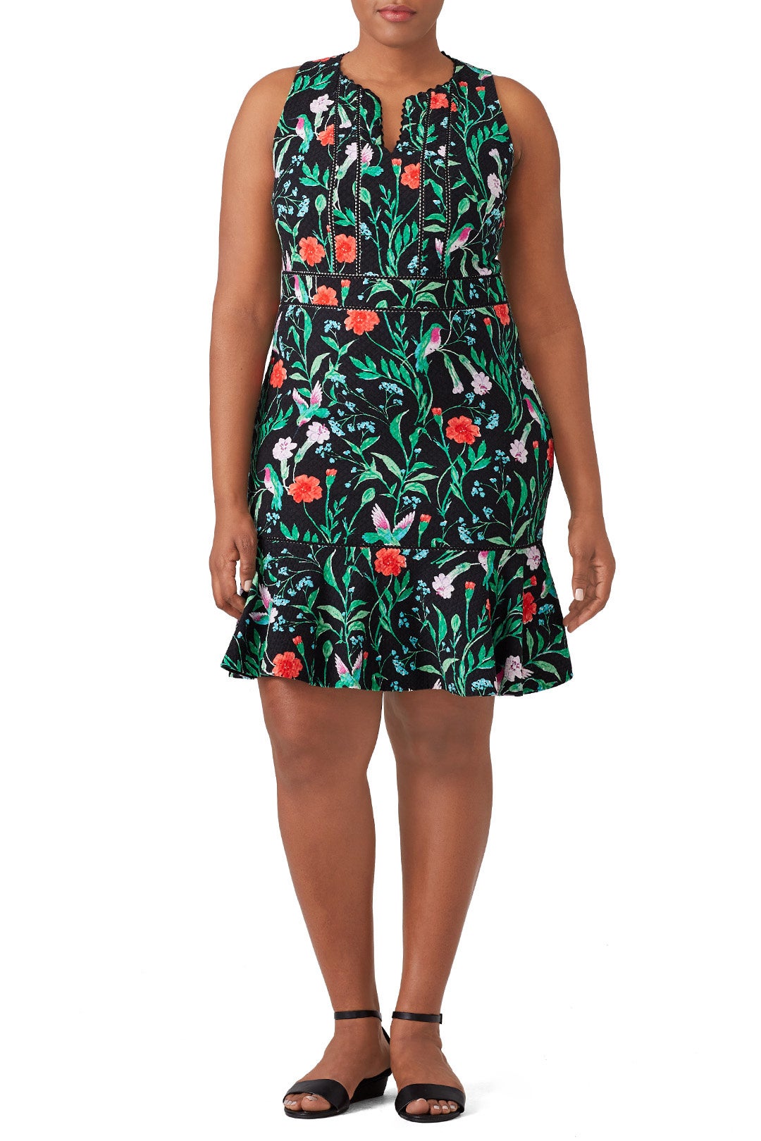 Jardin Tile Jacquard Dress by kate spade new york 4