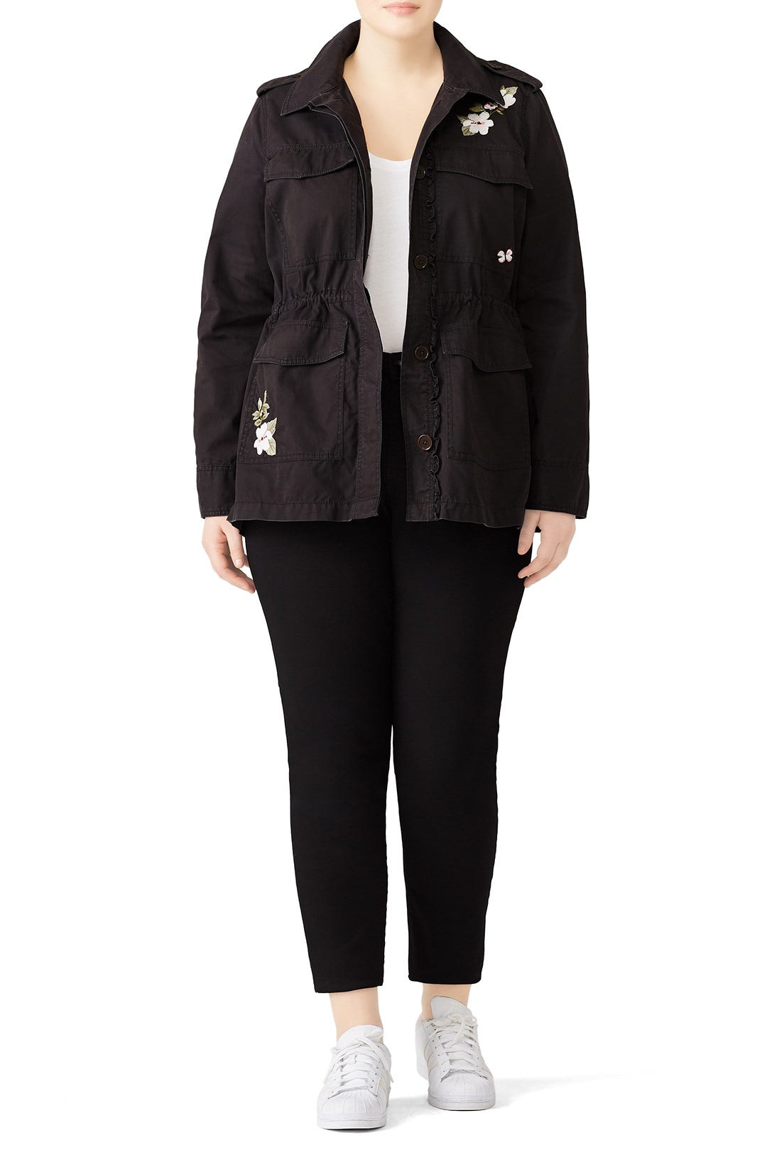 Floral Army Jacket by kate spade new york 4