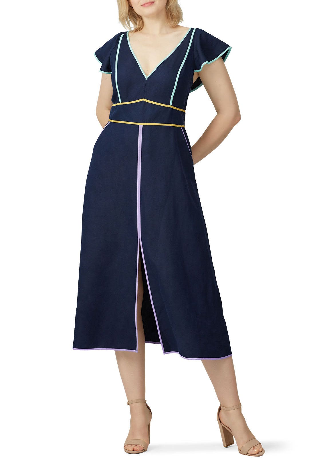 Contrast Trim Dress by kate spade new york 4