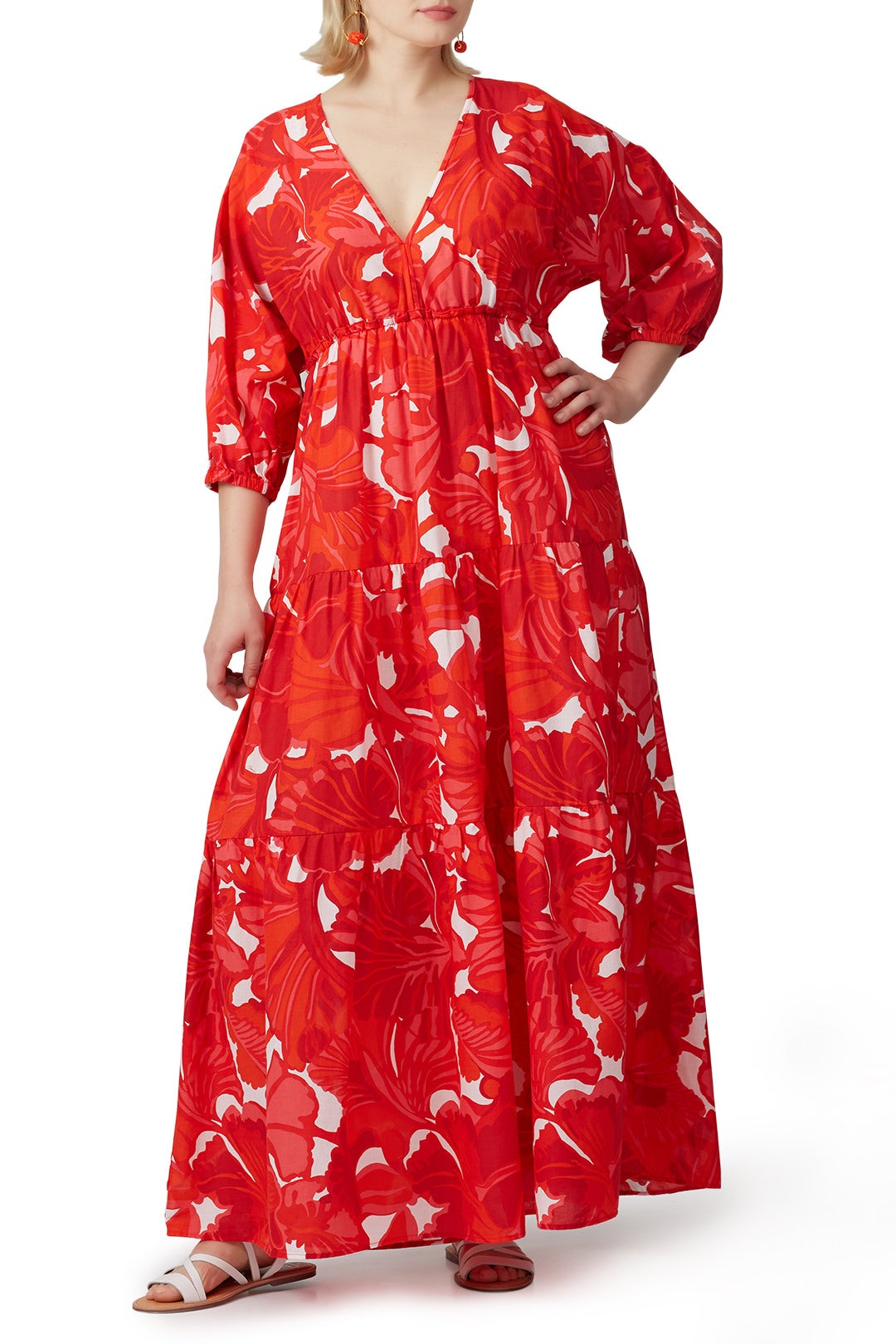 Arco Aris Flame Print Maxi by Trina Turk 4