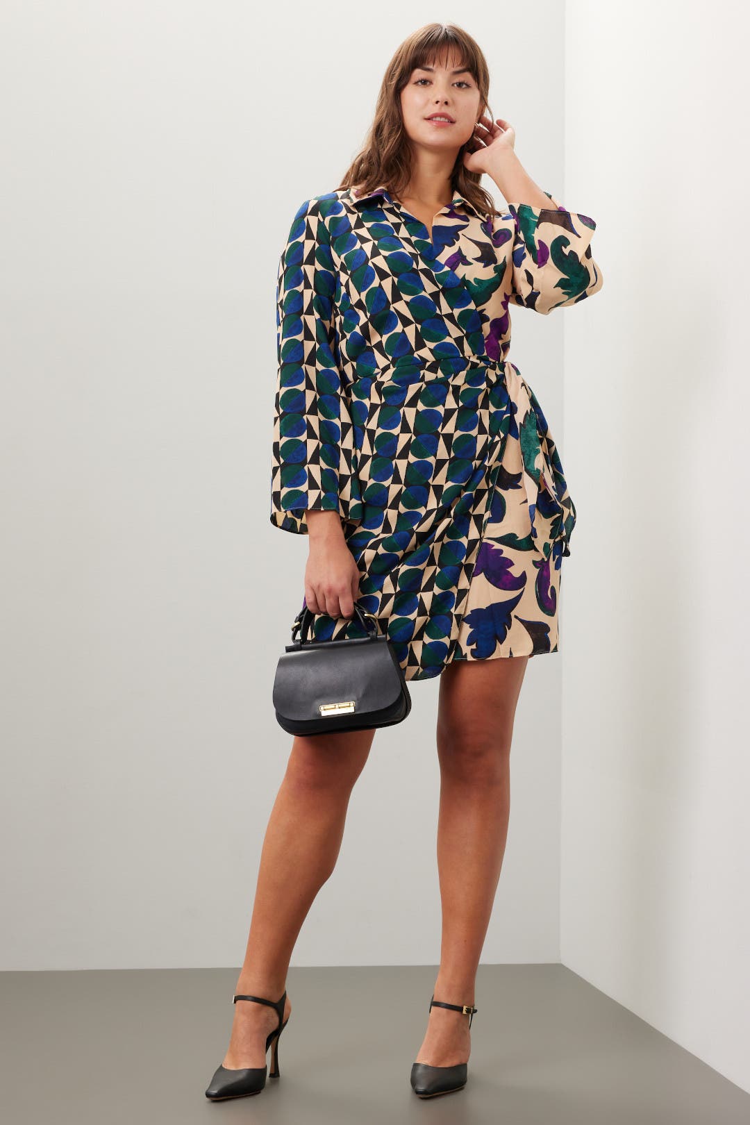 Wrap Mini Dress by Donna Morgan | Rent the Runway