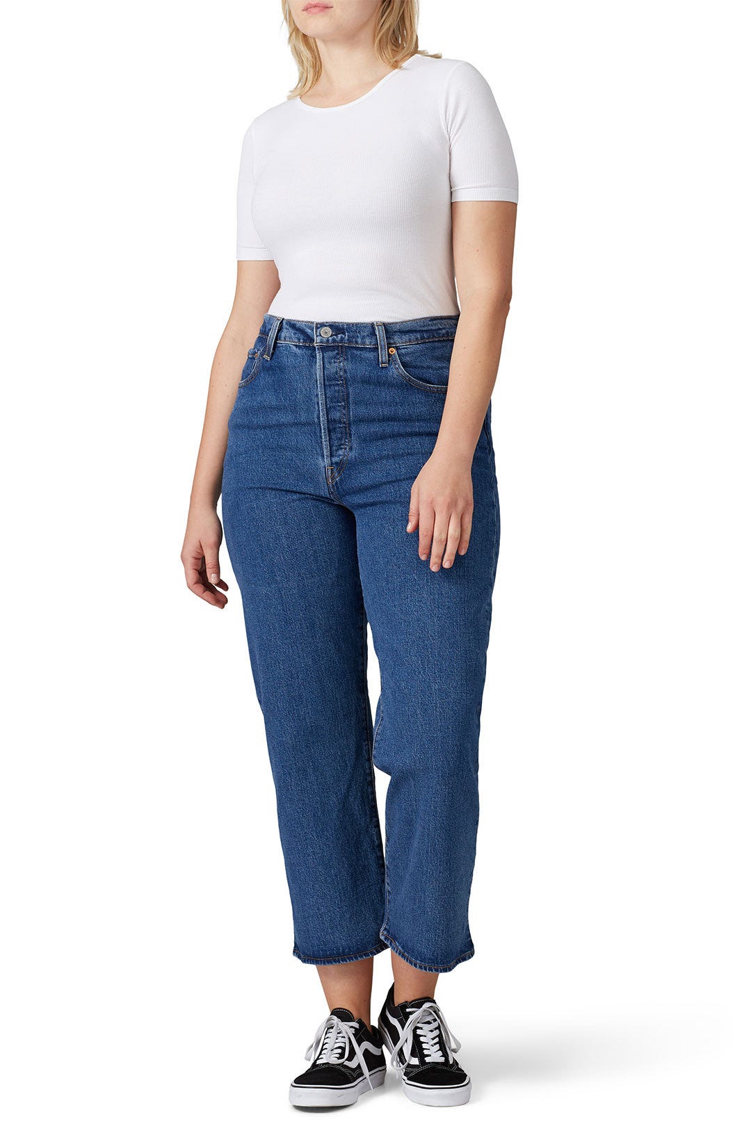 Ribcage Straight Ankle Georgie Jeans by Levi's 5