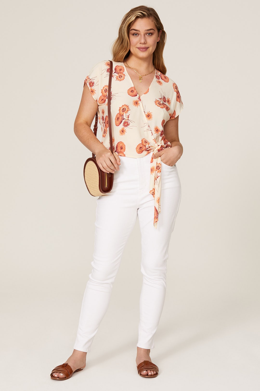 Twiggy Print Wrap Top by Madewell 4