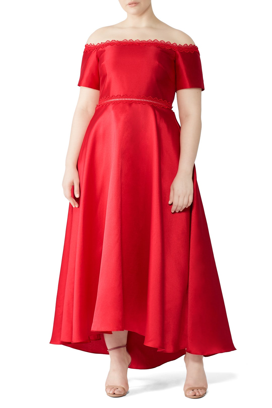 Off Shoulder Mikado Gown by ML Monique Lhuillier 4