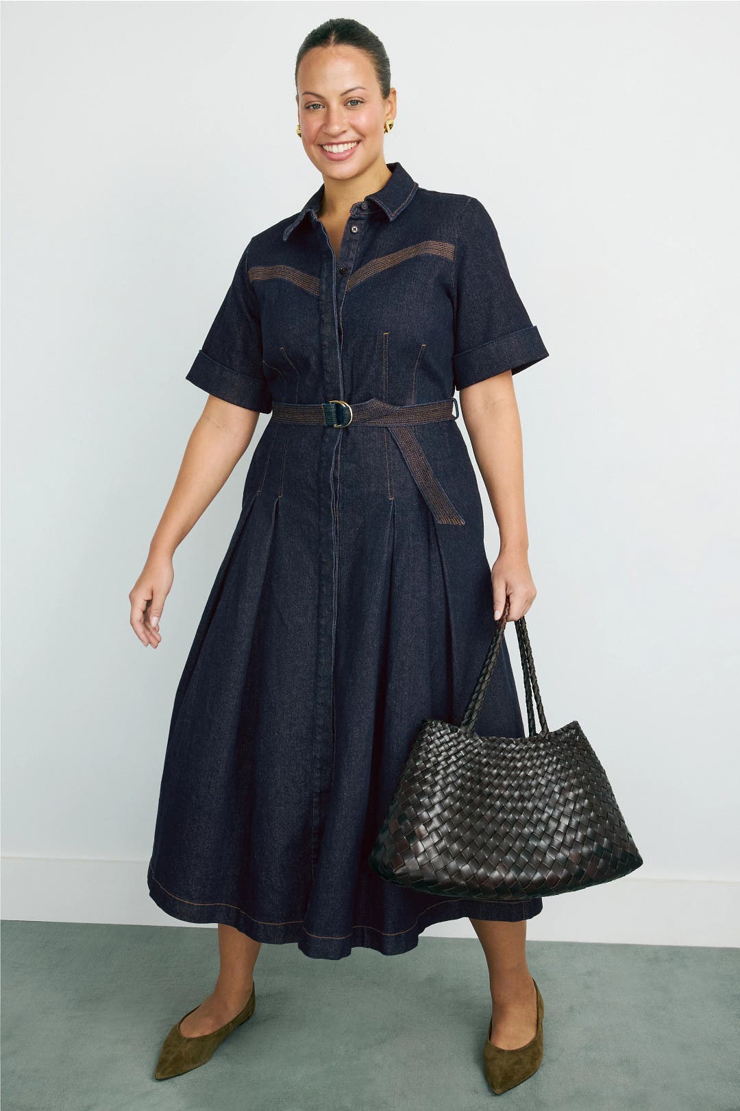 Denim Shirt Dress by Adam Lippes x RTR | Rent the Runway