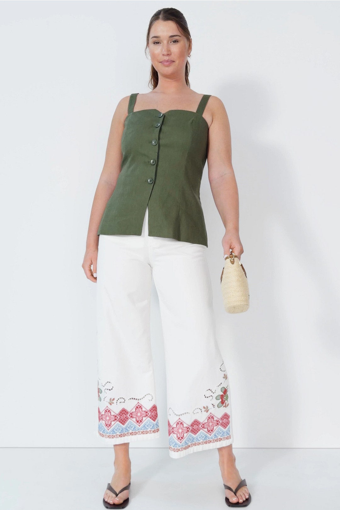 Adunco Embroidered Trousers by Weekend Max Mara 4