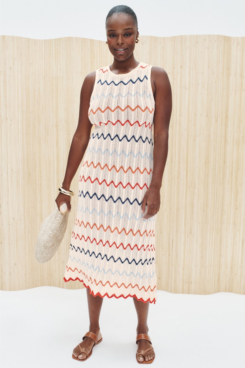 Calliope Sheer Knit Midi Dress by MINKPINK - Photo 5
