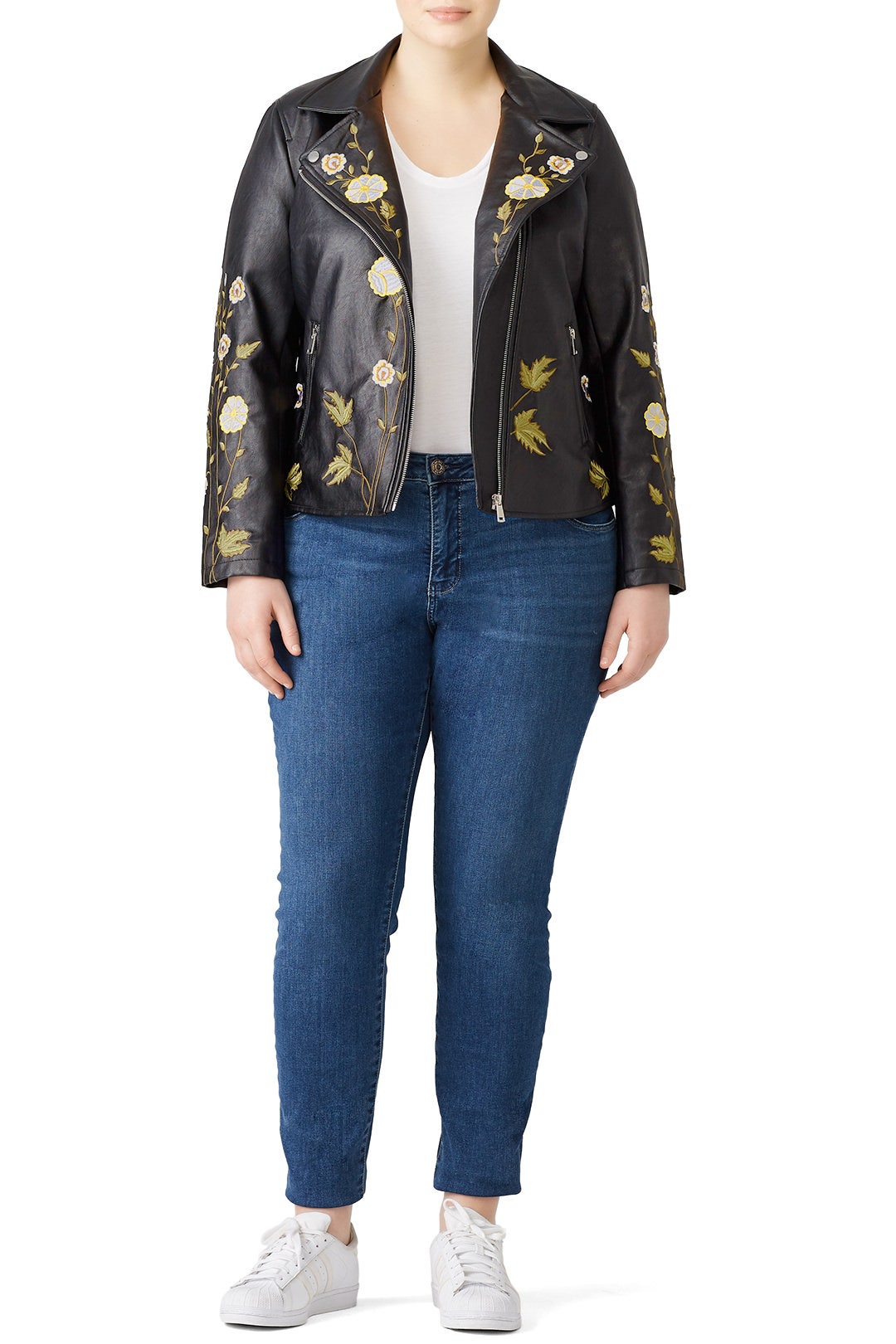 Rozi Faux Leather Jacket by Rino & Pelle 4