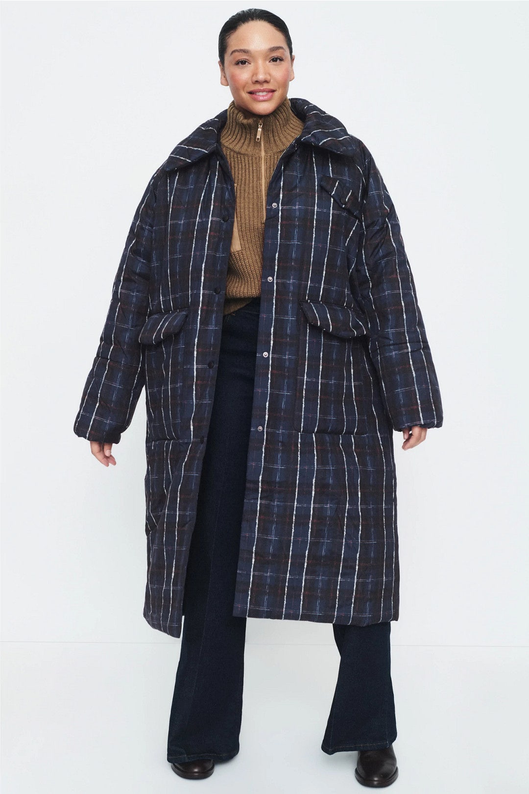 Deana Plaid Parka Coat by Baum und Pferdgarten 5