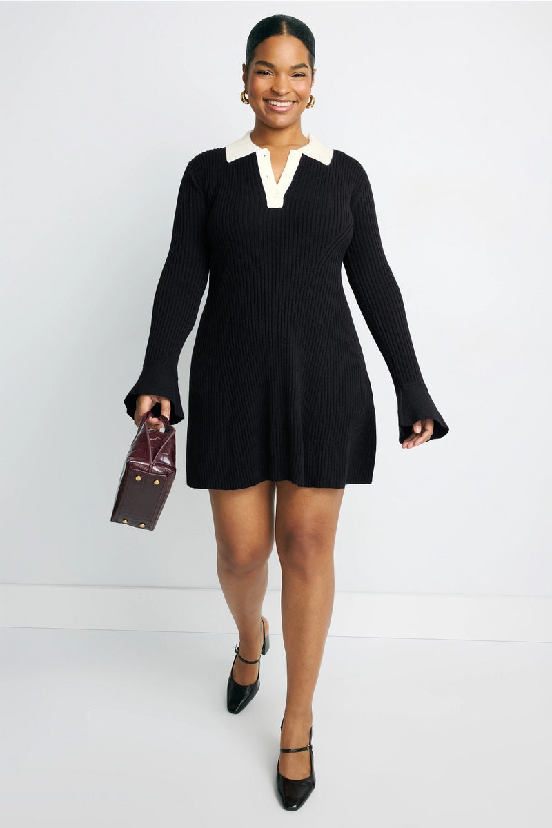 Long Sleeve Mini Polo Dress by Peter Som x RTR - Photo 0