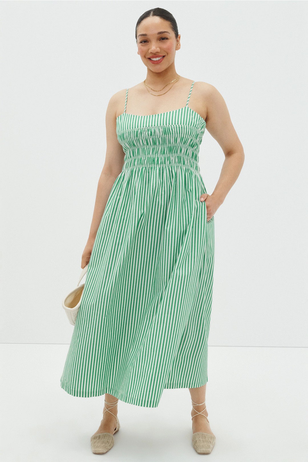 Primrose Seersucker Midi Dress by Rails 4