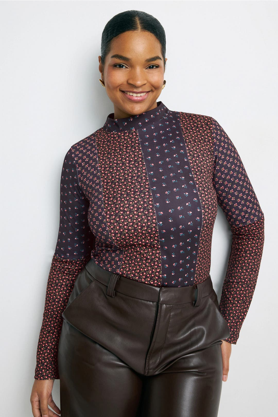 Mixed Print Jersey Top by Sea NY x RTR | Rent the Runway