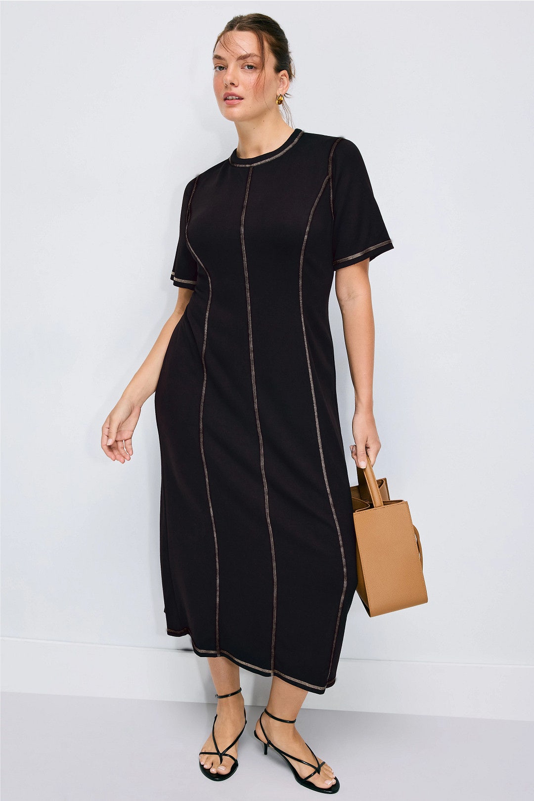 Colorfast Short Sleeve Dress by Donna Morgan 5