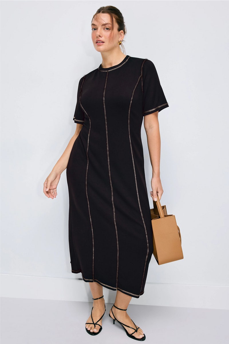 Colorfast Short Sleeve Dress by Donna Morgan - Photo 0