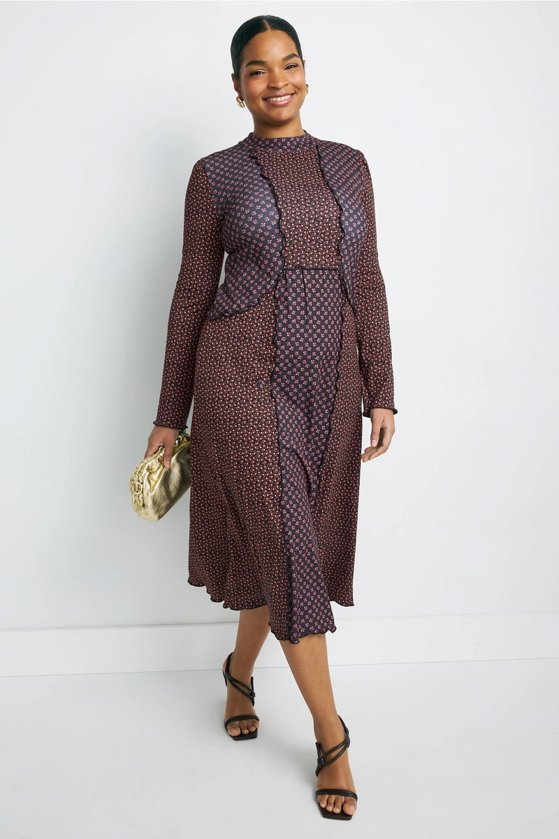 Mixed Print Jersey Midi Dress by Sea NY x RTR - Photo 0