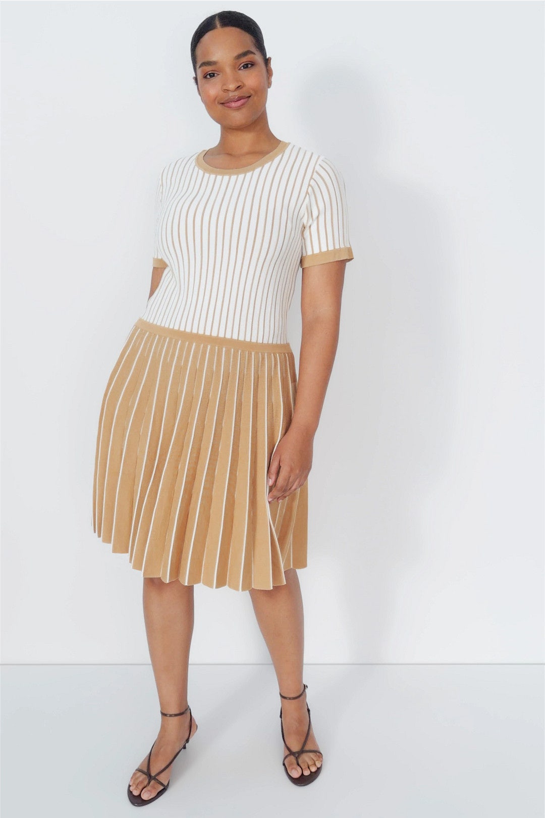Two Tone Pleated Mini Dress by Jason Wu x RTR 4