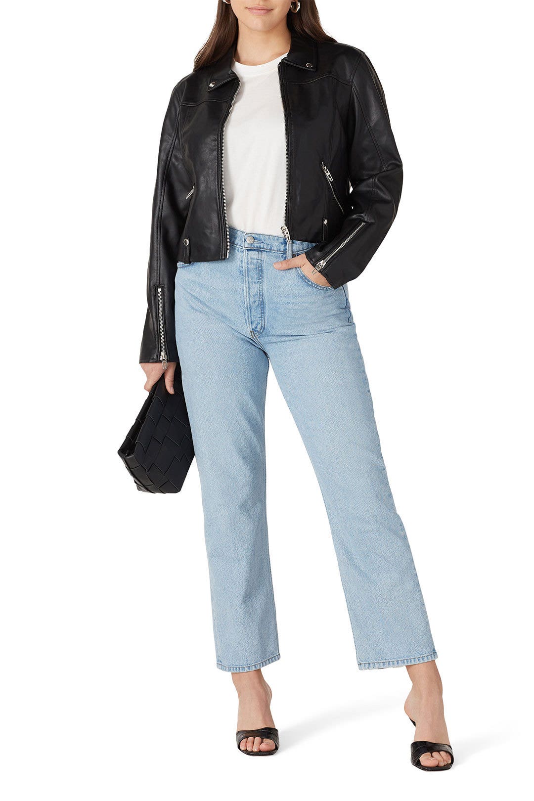 Over the Moon Faux Leather Jacket by BLANKNYC 4