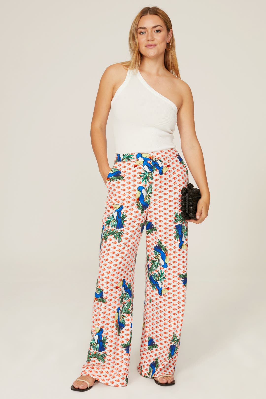 Toucan Wide Leg Pants by Badgley Mischka | Rent the Runway