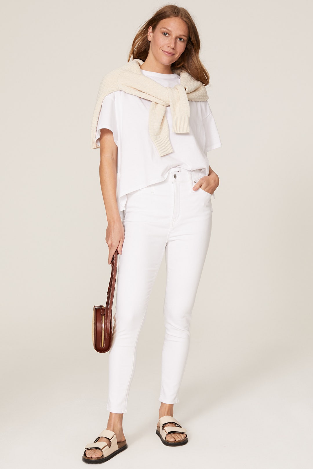 Pure White 10' High Rise Jeans by Madewell 4