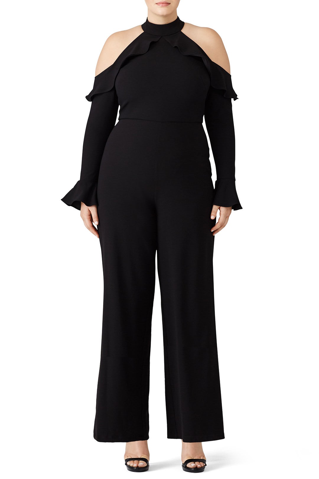 Black Cold Jumpsuit by ML Monique Lhuillier 4