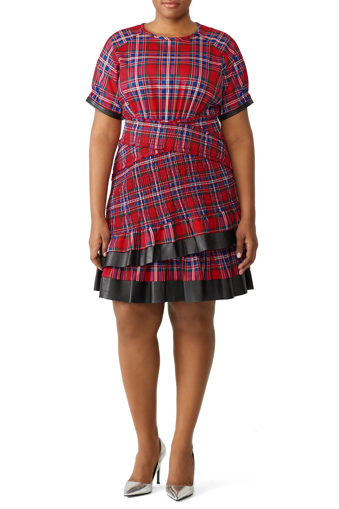 Plaid Nicole Dress by Tanya Taylor 4