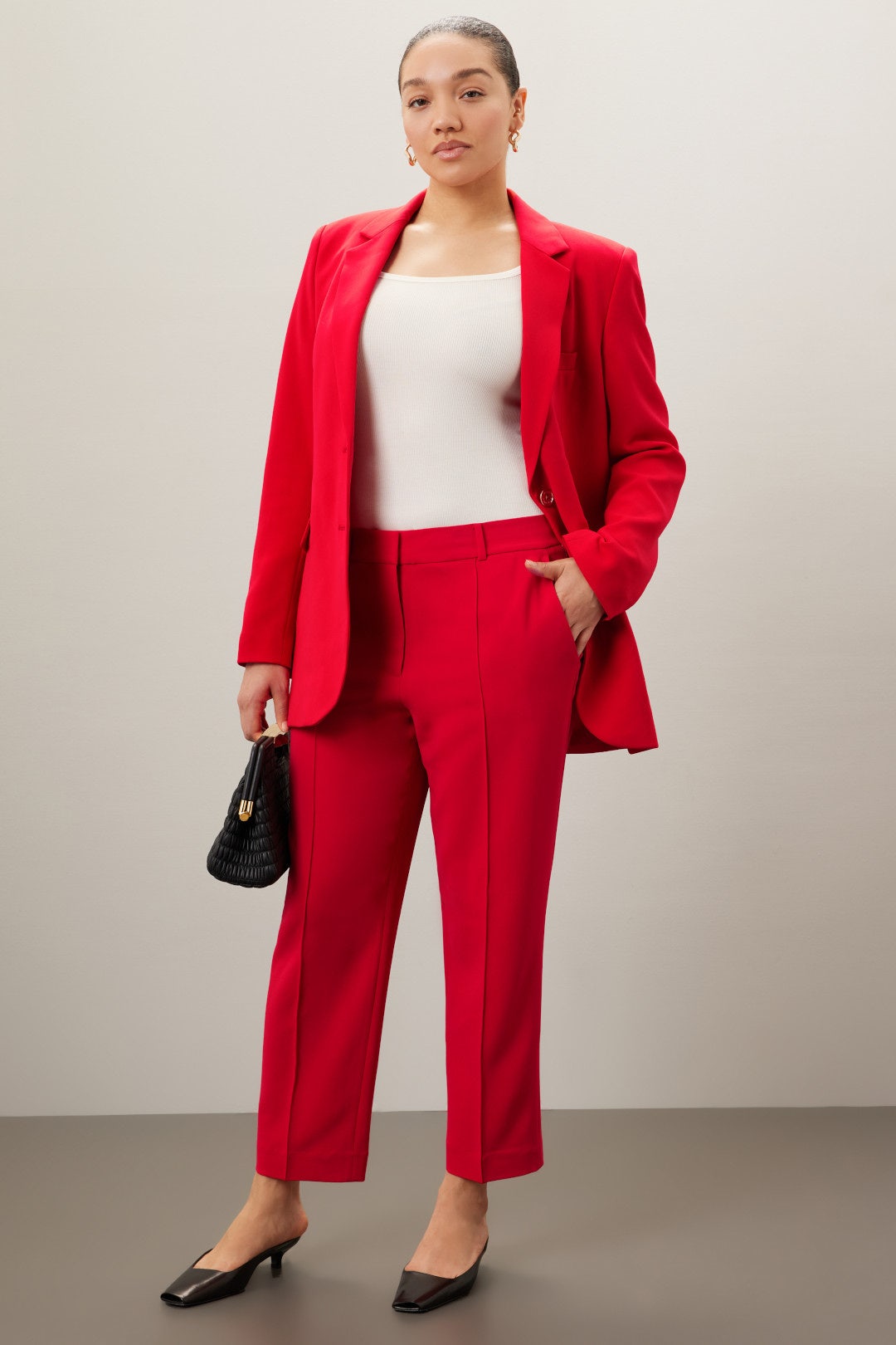 Red Slim Pants by MICHAEL KORS 5