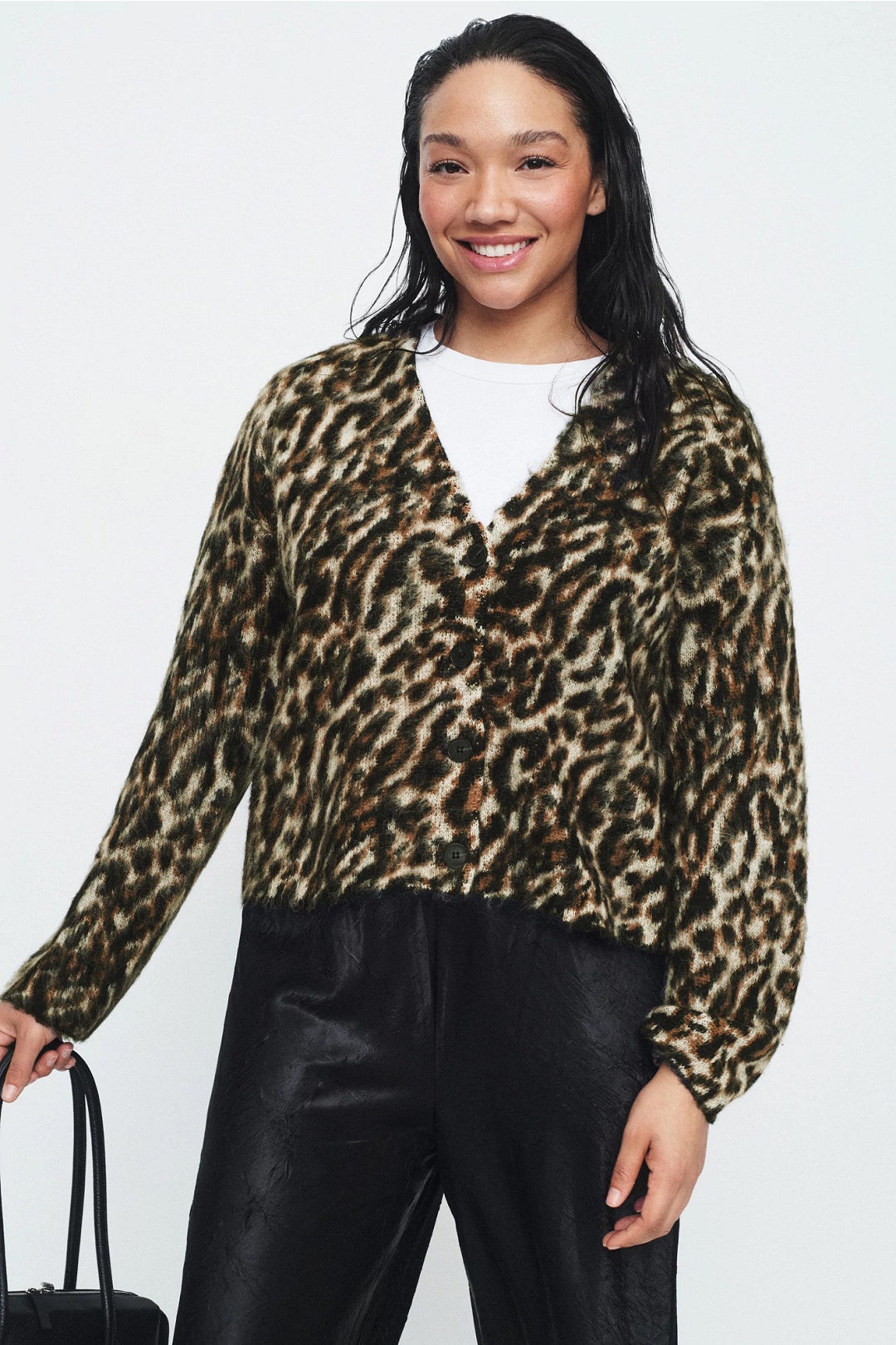 Leopard Print Cardigan by Peter Som x RTR 5