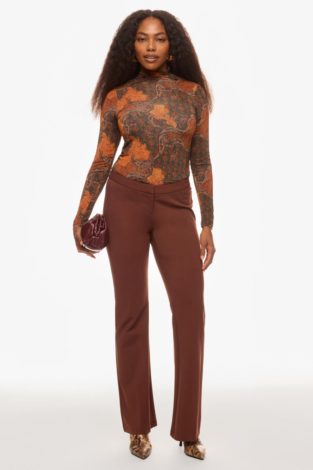 Aurelia Floral Printed Turtleneck by Ulla Johnson | Rent the Runway