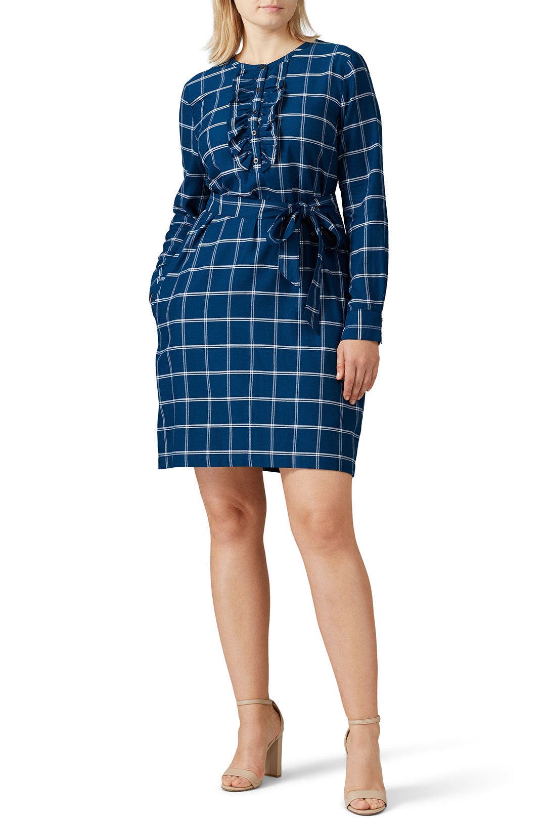 Navy Bell Sleeve Dress by Draper James 4