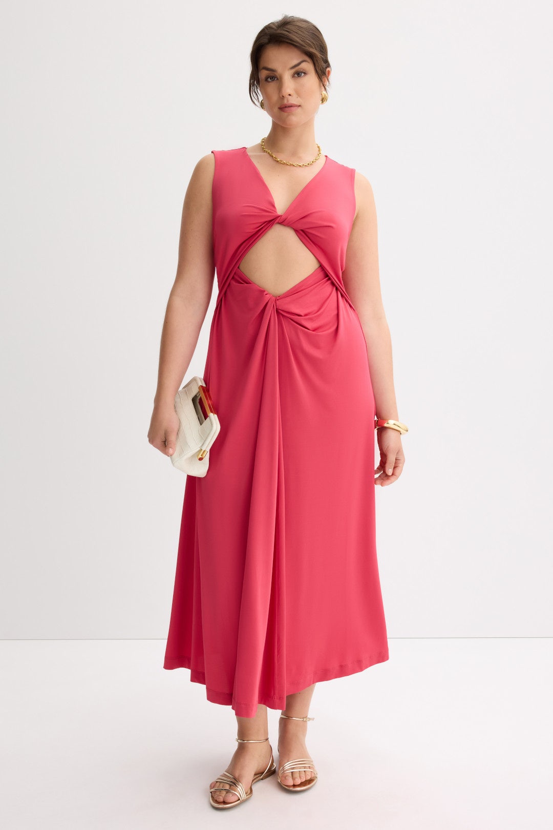 Cut Out Twist Front Dress by Rosetta Getty x RTR 2