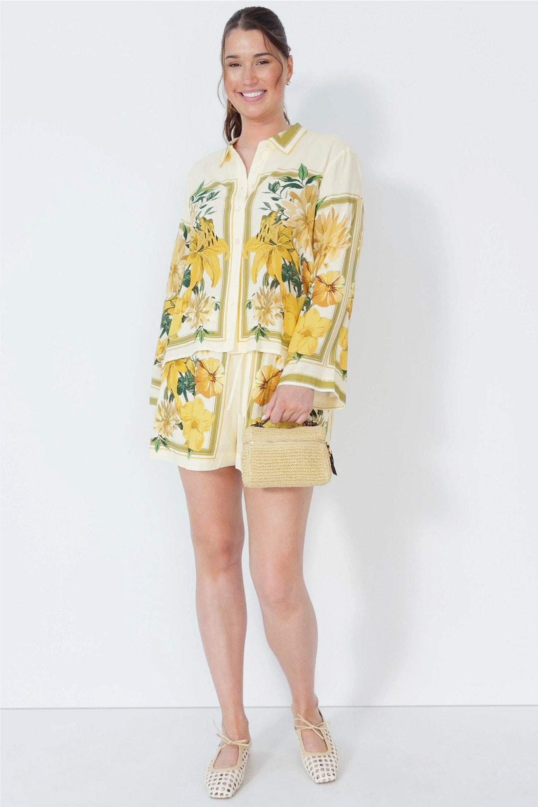 Flowy Collared Shirt by Derek Lam 10 Crosby x RTR 4