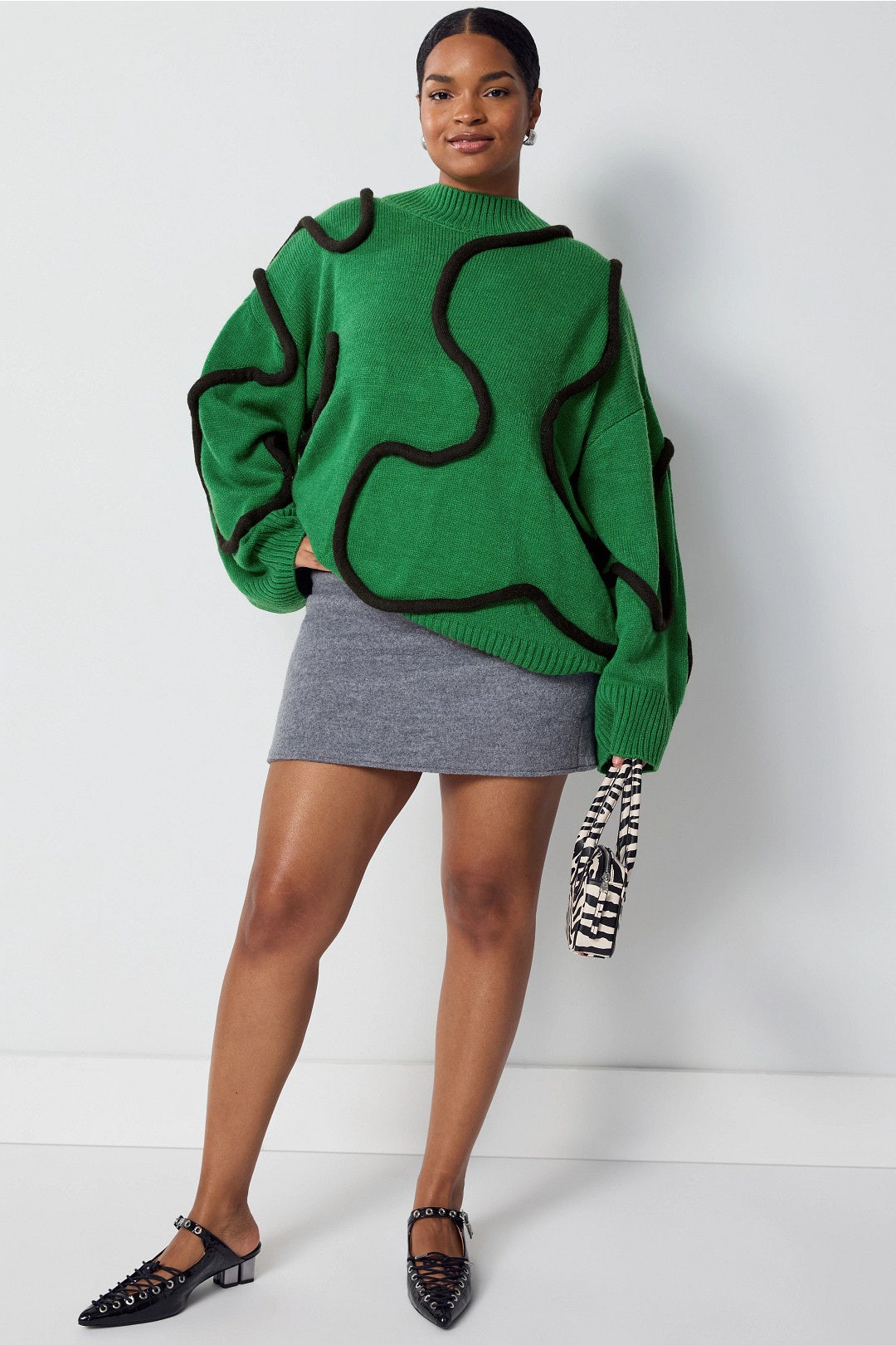 Green Leith Sweater by SIMONMILLER 5