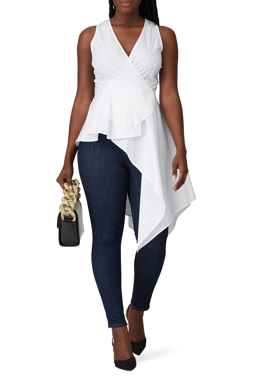 Asymmetric Sleeveless Shirt by Great Jones 4