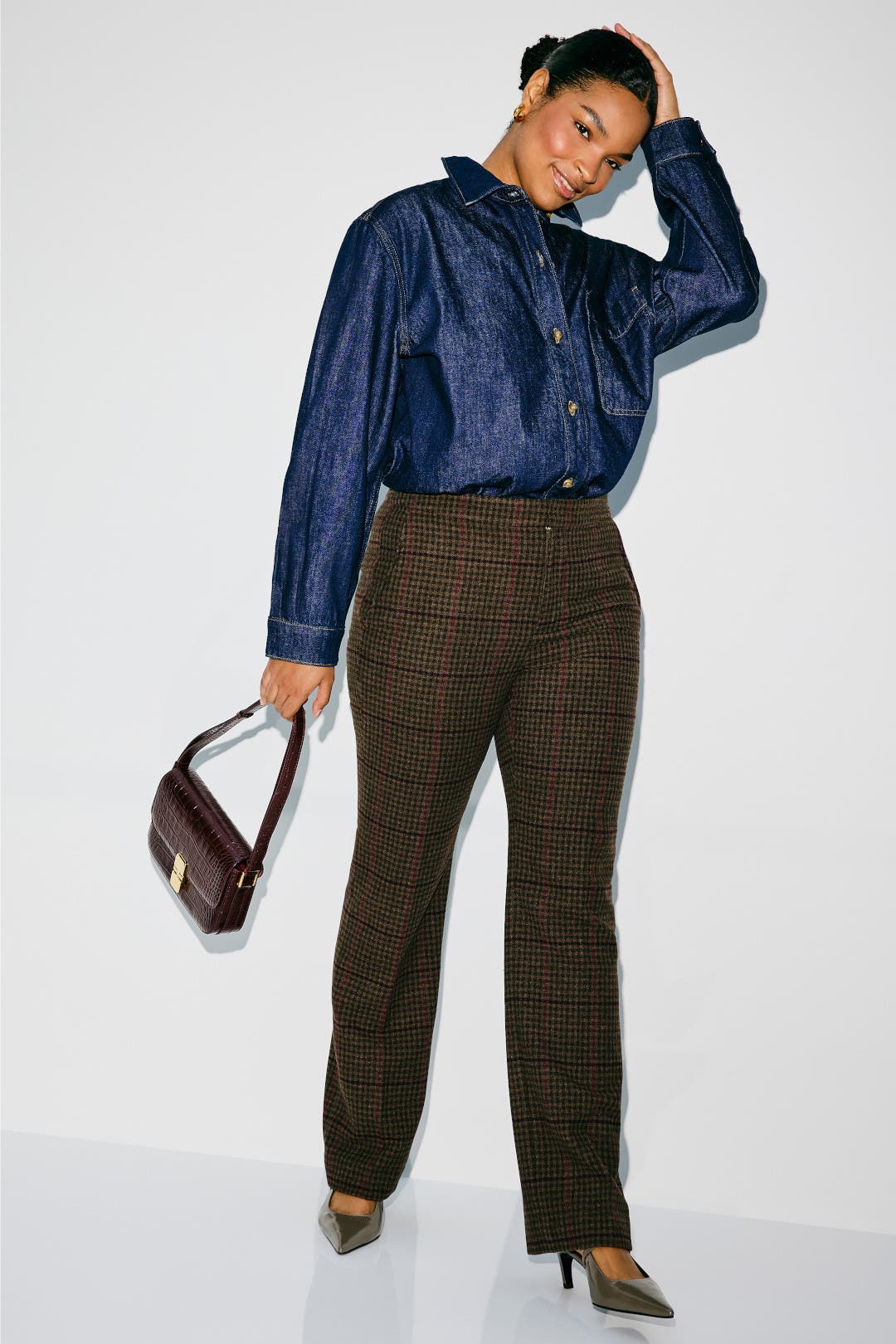 Quartilla Plaid Trouser by Lauren Ralph Lauren | Rent the Runway