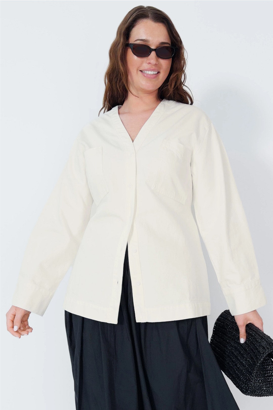 Emmett Structured-Sleeve Denim Jacket by Modern Citizen 4